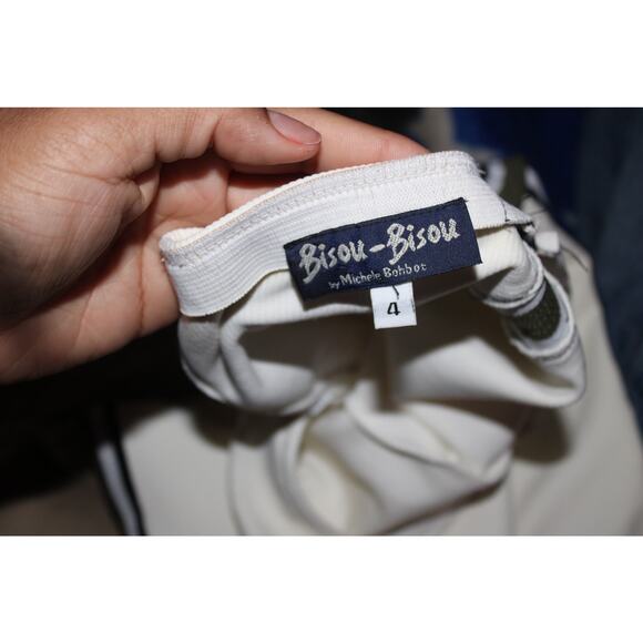 Bisou Bisou Flared Stripped Pants Size 4 - Picture 8 of 8